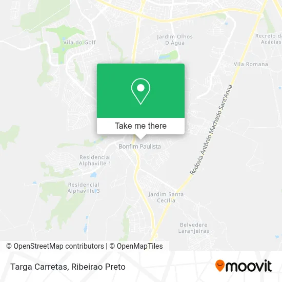 Targa Carretas map