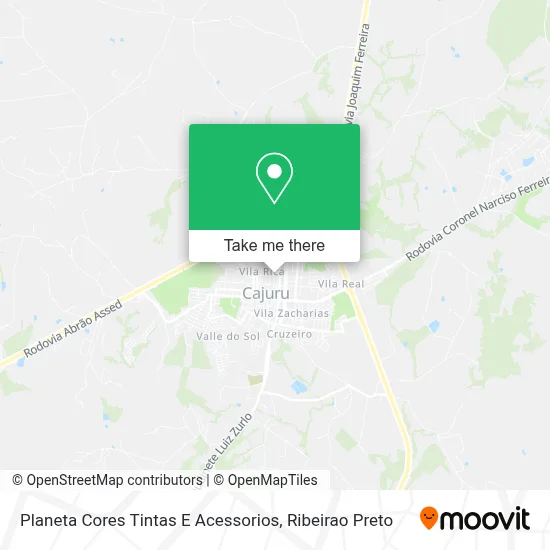 Planeta Cores Tintas E Acessorios map