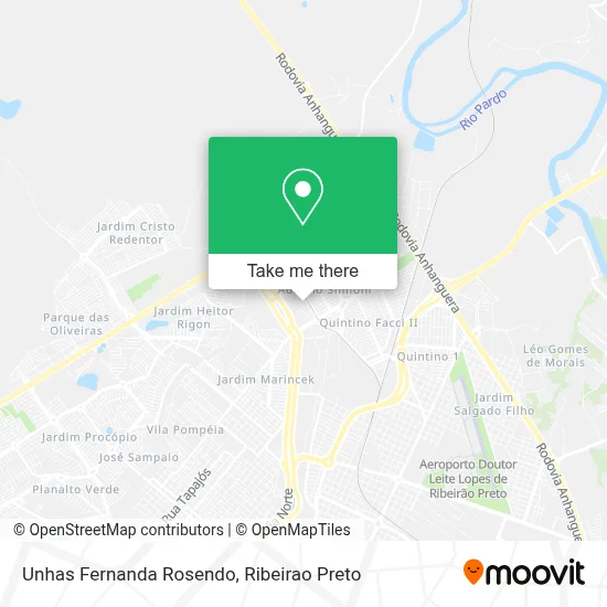 Unhas Fernanda Rosendo map