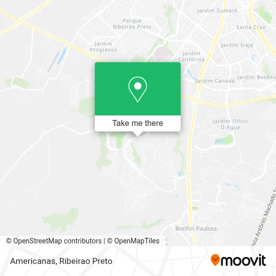 Americanas map