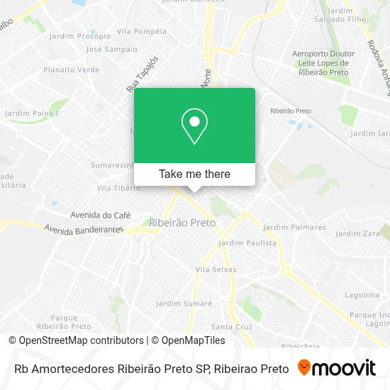Rb Amortecedores Ribeirão Preto SP map