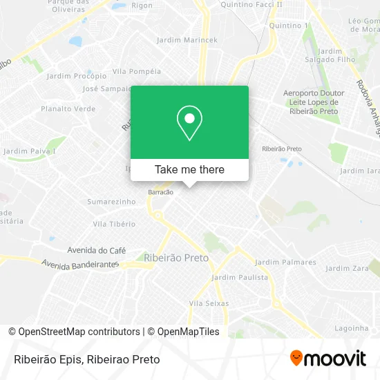 Ribeirão Epis map