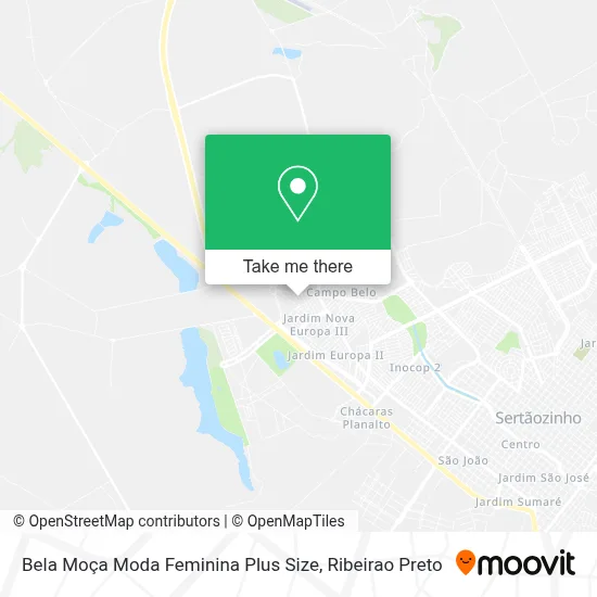 Bela Moça Moda Feminina Plus Size map