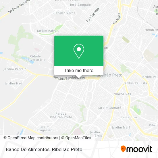 Banco De Alimentos map