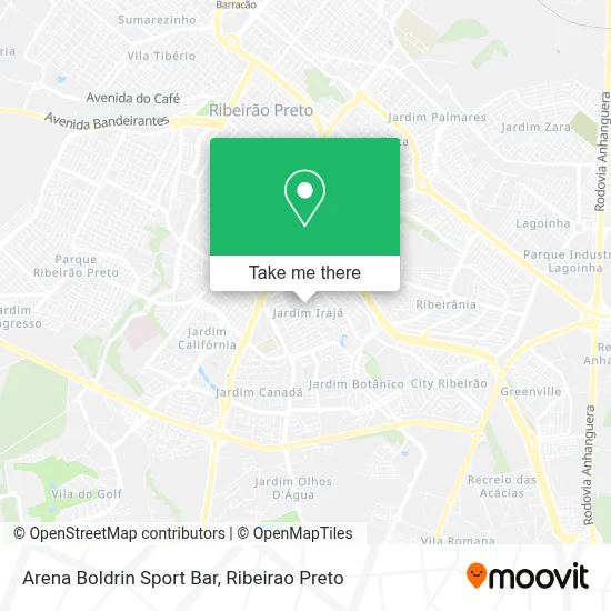 Arena Boldrin Sport Bar map