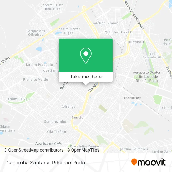 Caçamba Santana map