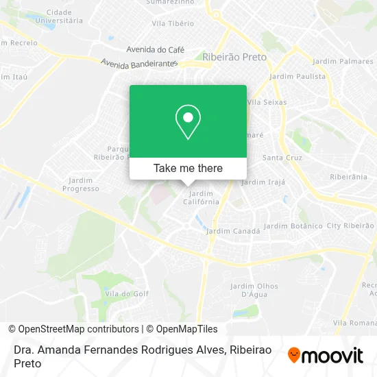 Dra. Amanda Fernandes Rodrigues Alves map