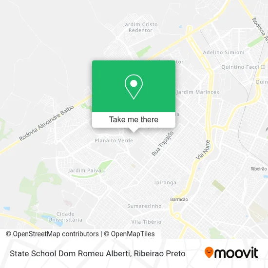 State School Dom Romeu Alberti map