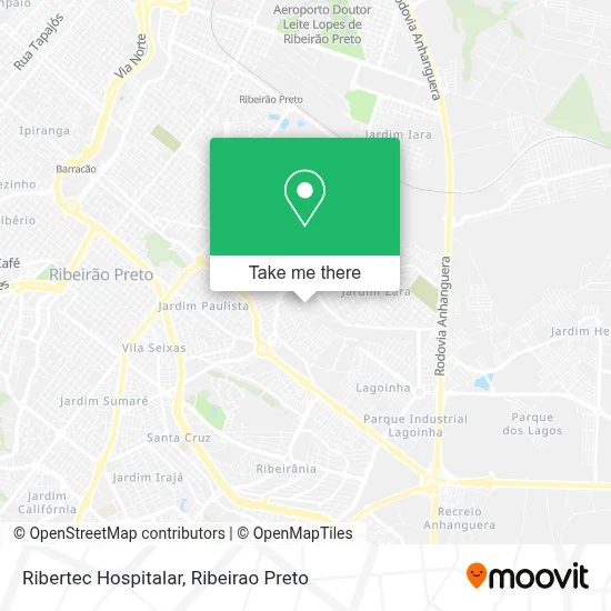 Ribertec Hospitalar map