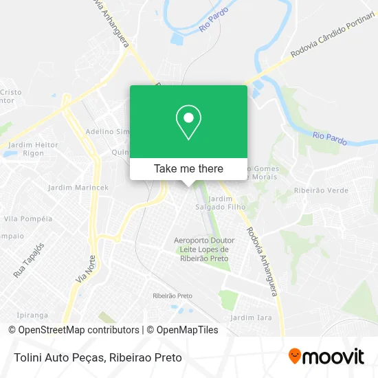 Tolini Auto Peças map