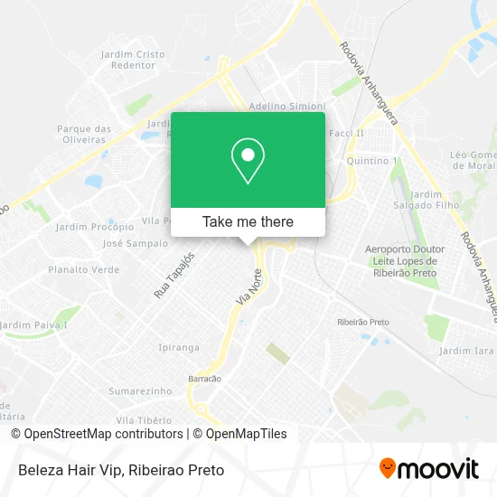 Beleza Hair Vip map