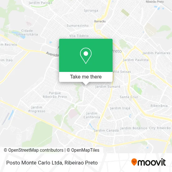 Posto Monte Carlo Ltda map
