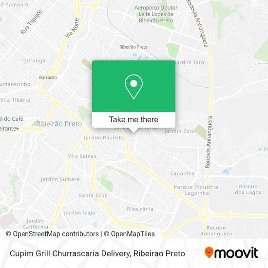 Cupim Grill Churrascaria Delivery map