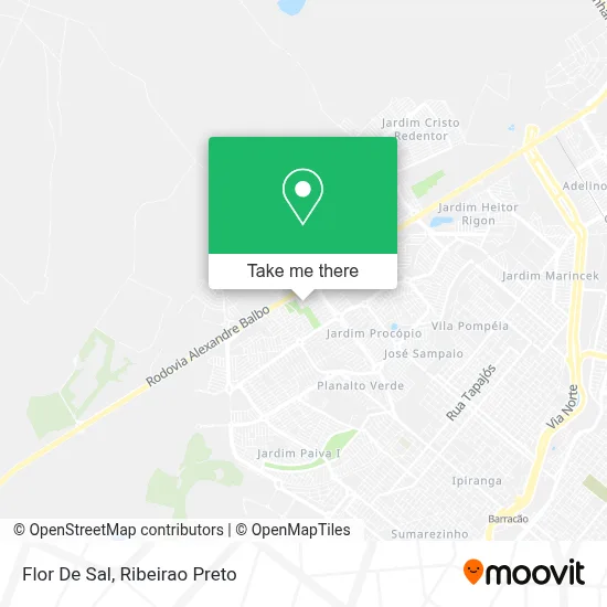 Flor De Sal map