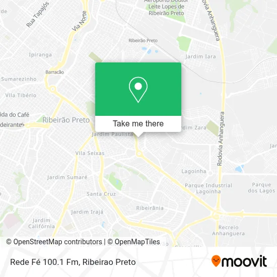 Rede Fé 100.1 Fm map