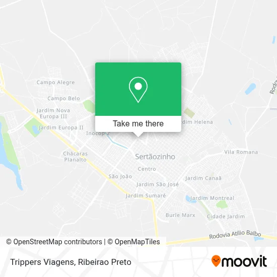 Trippers Viagens map