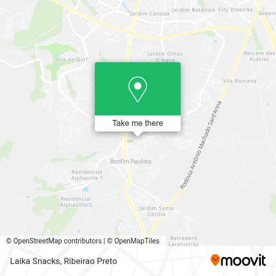 Laika Snacks map