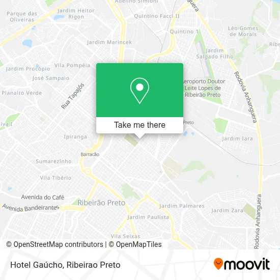 Hotel Gaúcho map