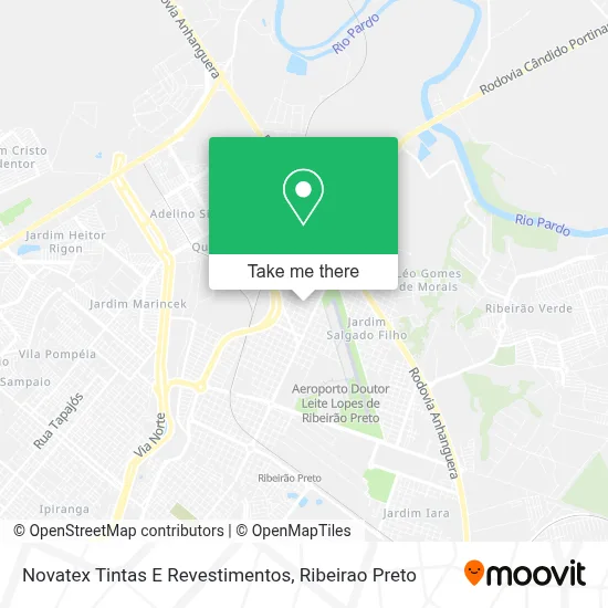 Novatex Tintas E Revestimentos map