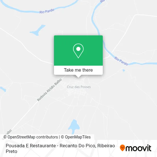 Pousada E Restaurante - Recanto Do Pico map