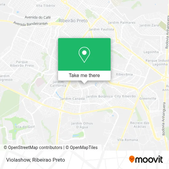 Violashow map