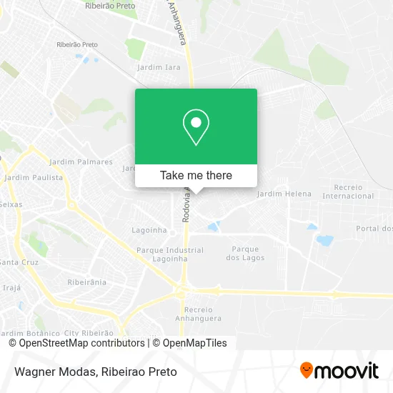 Wagner Modas map
