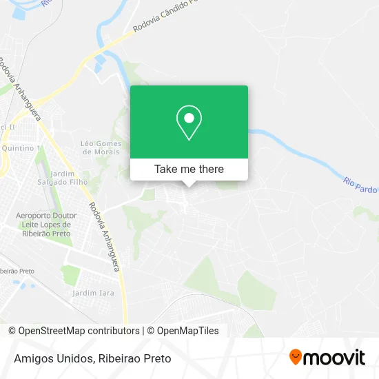Amigos Unidos map