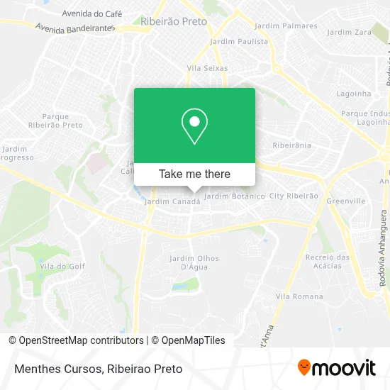 Menthes Cursos map