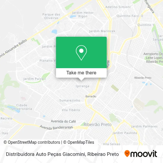 Distribuidora Auto Peças Giacomini map