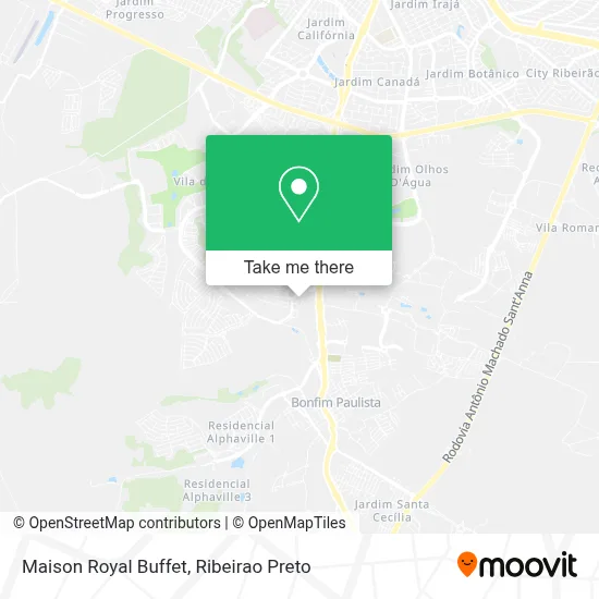 Maison Royal Buffet map
