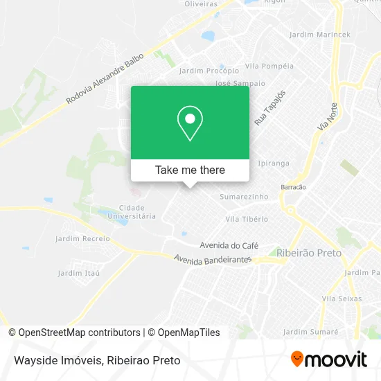 Wayside Imóveis map