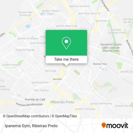 Ipanema Gym map