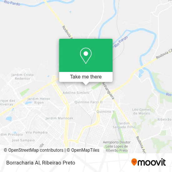 Borracharia Al map