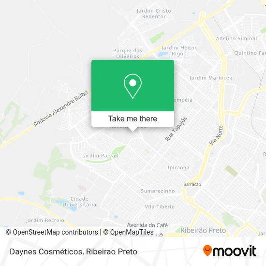 Daynes Cosméticos map