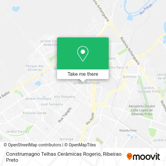 Construmagno Telhas Cerâmicas Rogerio map