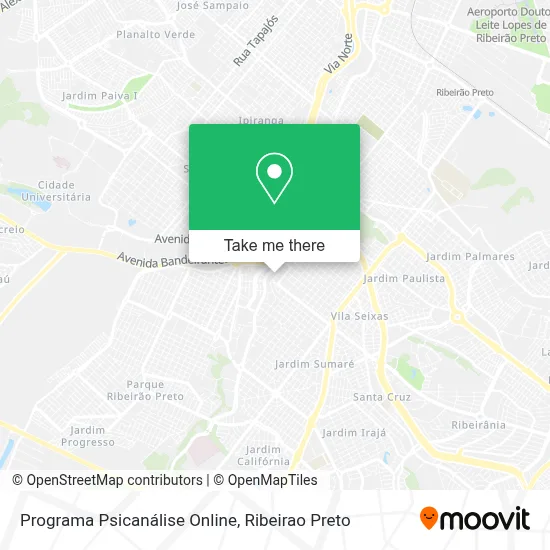 Programa Psicanálise Online map