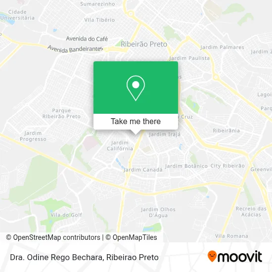 Dra. Odine Rego Bechara map