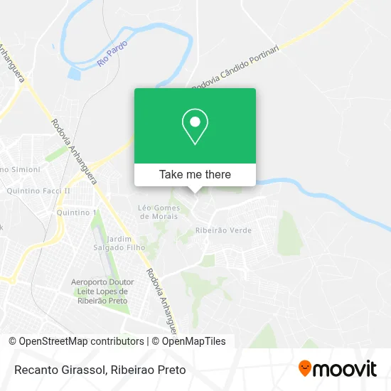 Recanto Girassol map
