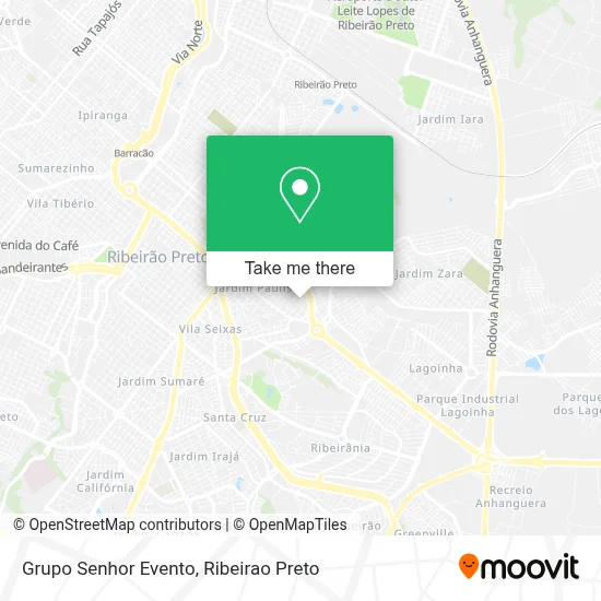 Grupo Senhor Evento map