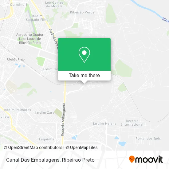 Canal Das Embalagens map
