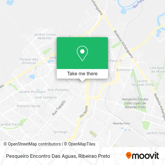 Pesqueiro Encontro Das Aguas map