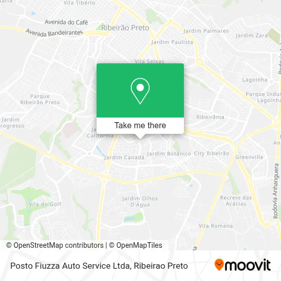 Posto Fiuzza Auto Service Ltda map