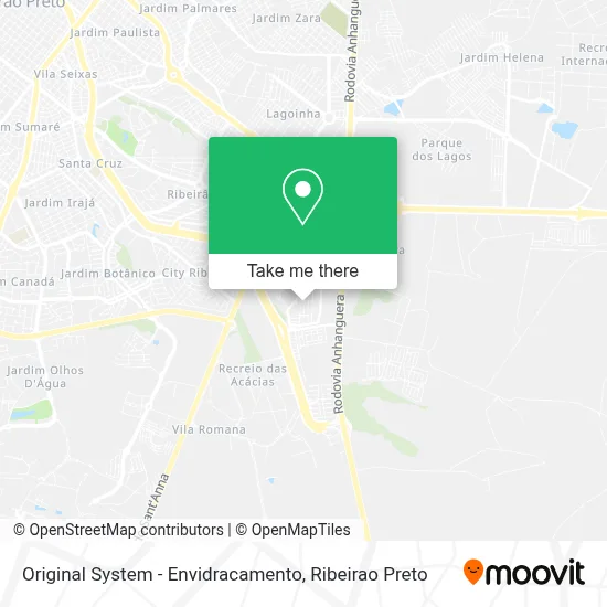 Original System - Envidracamento map