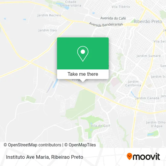 Instituto Ave Maria map
