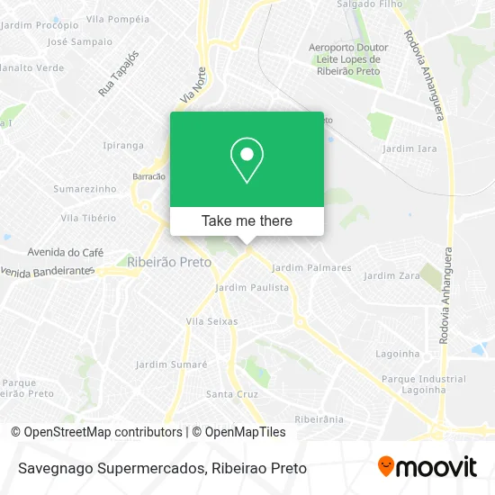 Savegnago Supermercados map