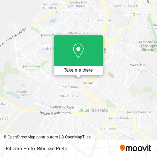 Riberao Preto map