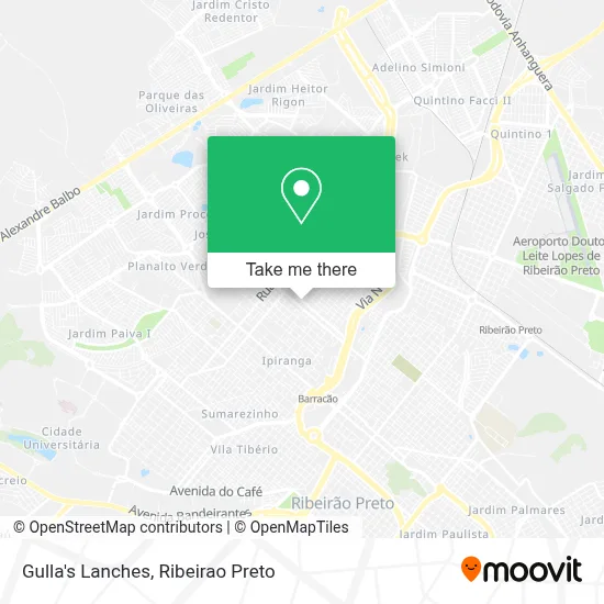 Gulla's Lanches map
