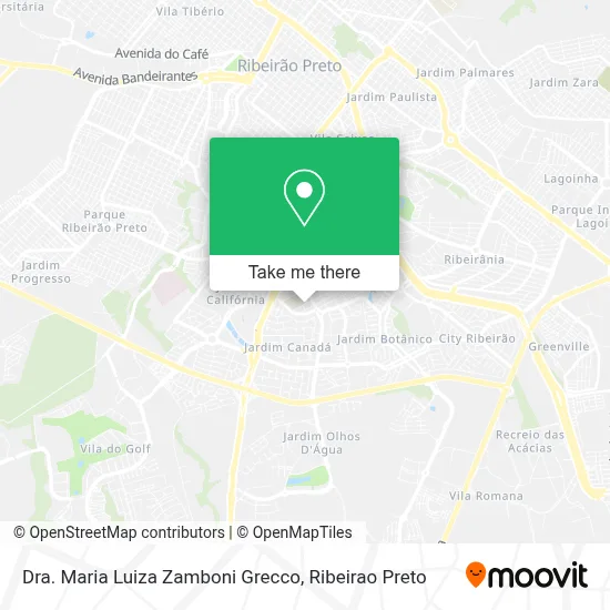 Dra. Maria Luiza Zamboni Grecco map
