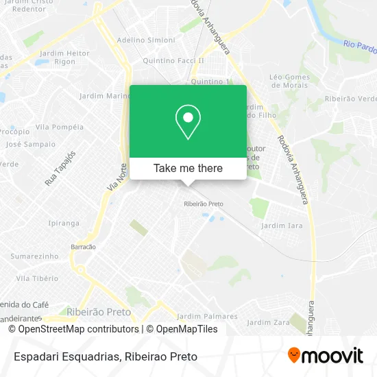 Espadari Esquadrias map