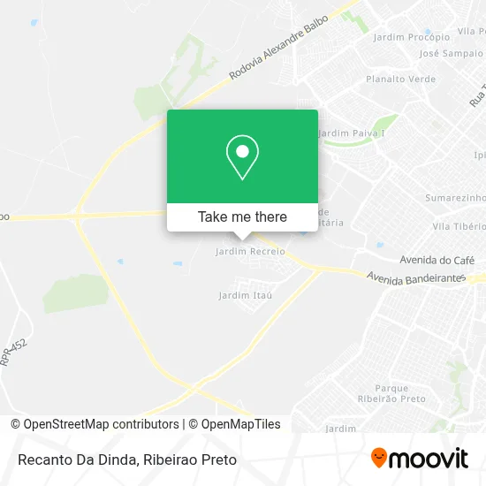 Recanto Da Dinda map